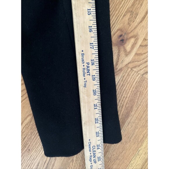 SPENCER REID 10 T Black Wool Pea Coat Jacket Double Breasted - Picture 7 of 8